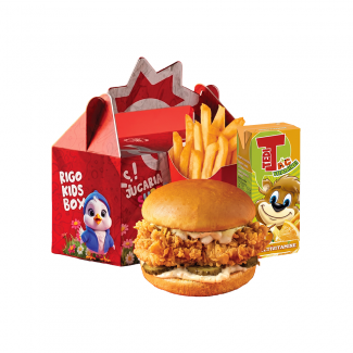 Kids Box Crispy Burger