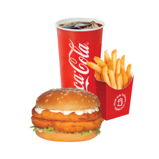 Meniu Dublu Chicken Burger